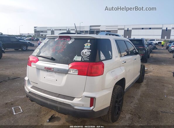 2GKALPEK3H6343939 2017 GMC TERRAIN White Trasero derecho