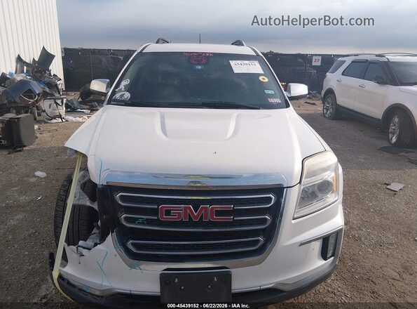 2GKALPEK3H6343939 2017 GMC TERRAIN White Vista interior trasera