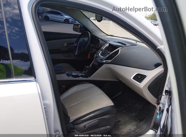 2GKALPEK6H6309008 2017 GMC TERRAIN Белый Вид салона спереди