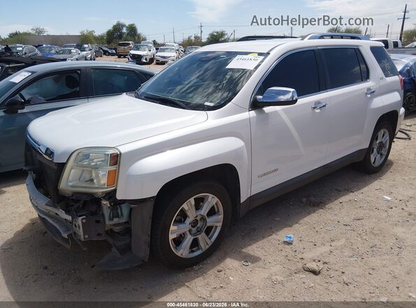 2GKALPEK6H6309008 2017 GMC TERRAIN Белый Передняя левая четверть