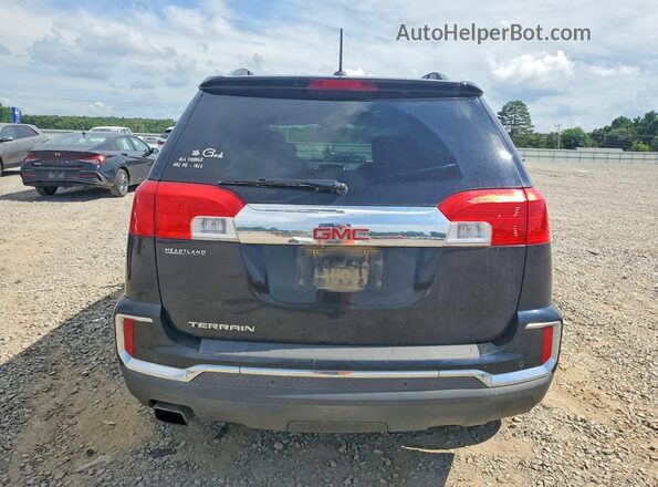 2GKALPEK7G6251764 2016 GMC TERRAIN Black Вид ззаду