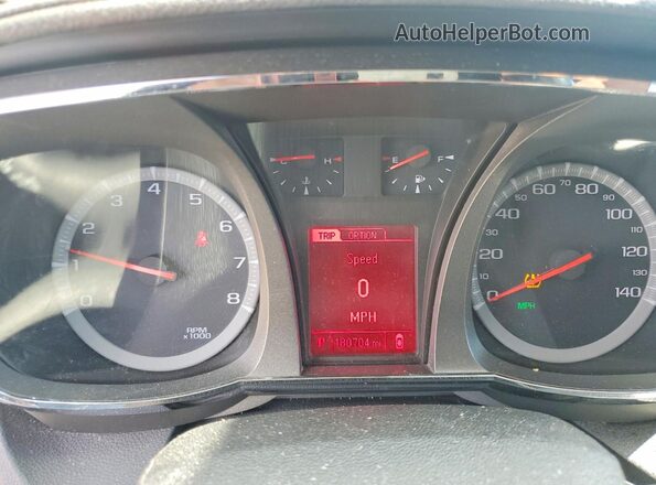 2GKALPEK7G6251764 2016 GMC TERRAIN Black Вид щитка приладів