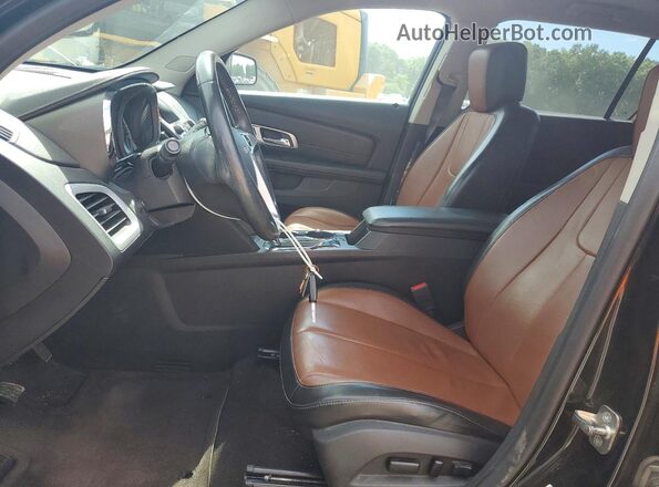 2GKALPEK7G6251764 2016 GMC TERRAIN Black Вид салону спереду