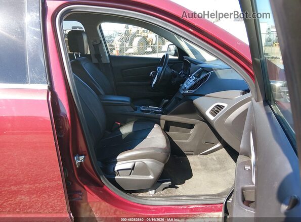 2GKALPEK7H6134915 2017 GMC TERRAIN Красный Вид салона спереди