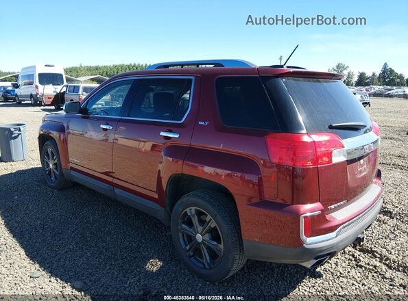 2GKALPEK7H6134915 2017 GMC TERRAIN Красный Задняя левая четверть
