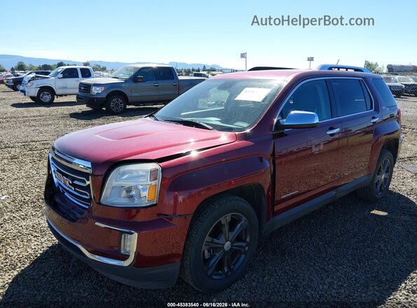 2GKALPEK7H6134915 2017 GMC TERRAIN Красный Передняя левая четверть