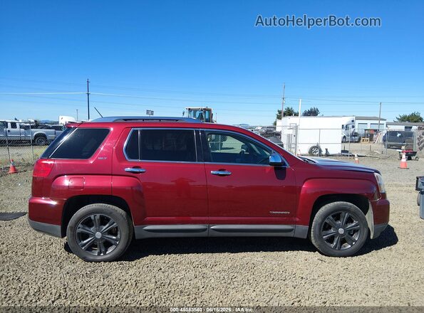 2GKALPEK7H6134915 2017 GMC TERRAIN Красный Вид задней части салона