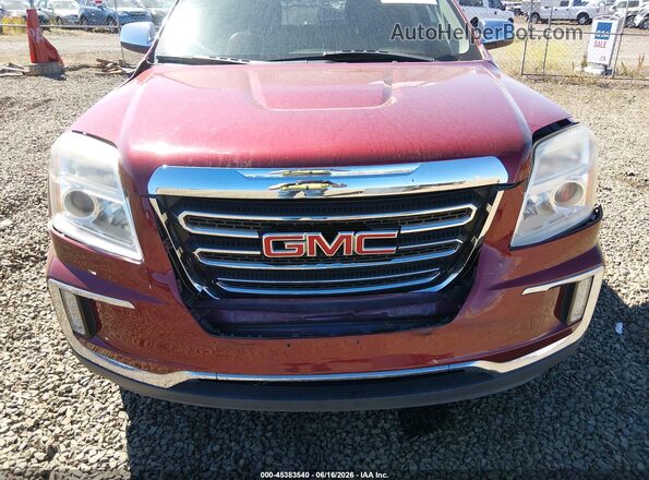 2GKALPEK7H6134915 2017 GMC TERRAIN Красный Вид спереди