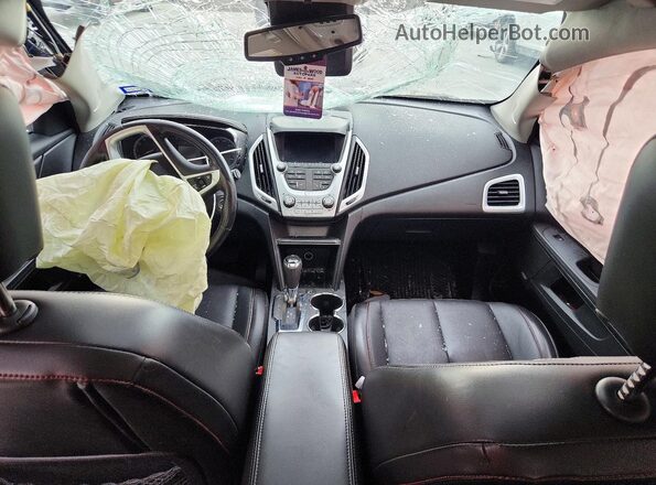 2GKALPEK8G6356829 2016 GMC TERRAIN Black Widok deski rozdzielczej