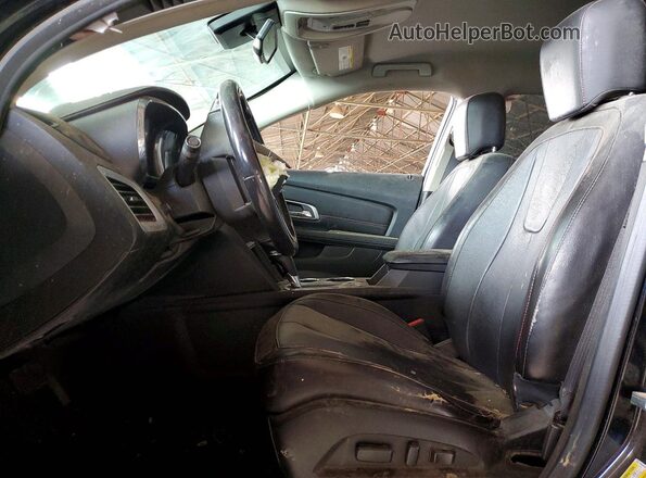 2GKALPEK8H6135409 2017 GMC TERRAIN Black Вид салону спереду