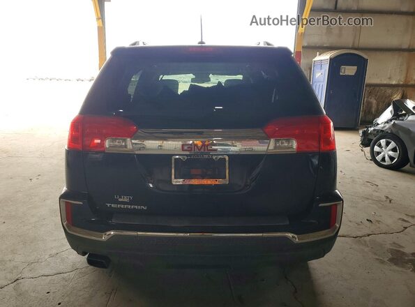 2GKALPEK8H6135409 2017 GMC TERRAIN Black Вид ззаду