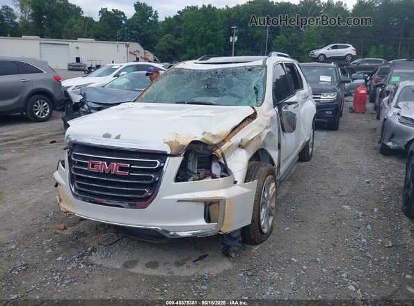 2GKALPEK9G6229765 2016 GMC TERRAIN Белый Передняя левая четверть