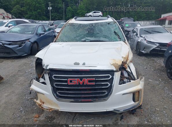 2GKALPEK9G6229765 2016 GMC TERRAIN Белый Вид щитка приборов