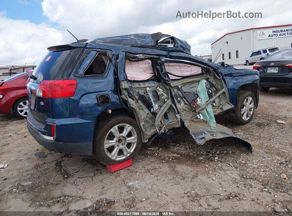 2GKALPEKXG6227720 2016 GMC TERRAIN Blue Rear right