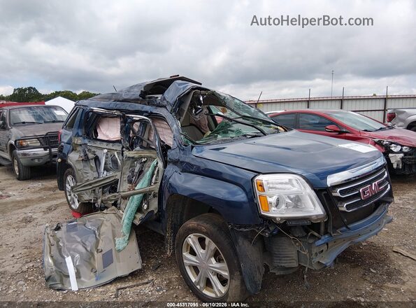 2GKALPEKXG6227720 2016 GMC TERRAIN Blue Front view