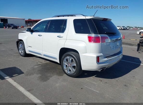 2GKALREK0G6321309 2016 GMC TERRAIN White Rear left
