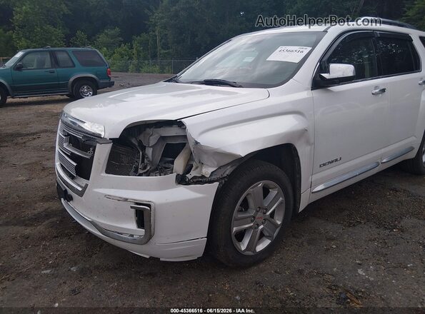 2GKALREK3G6352909 2016 GMC TERRAIN White Դիմացի տեսք