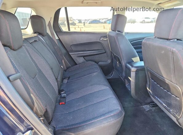 2GKFLNE31H6328584 2017 GMC TERRAIN Синий Вид задней части салона