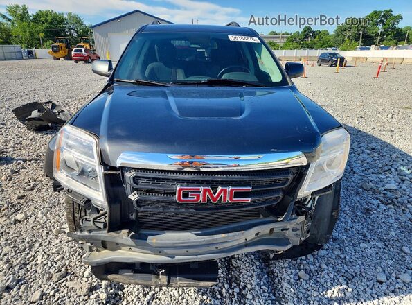 2GKFLNE35H6345131 2017 GMC TERRAIN Gray წინა ხედი