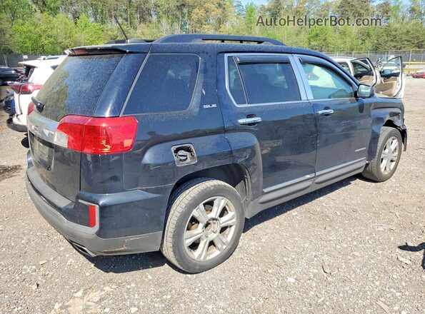 2GKFLNE38H6117799 2017 GMC TERRAIN Черный Задняя правая четверть
