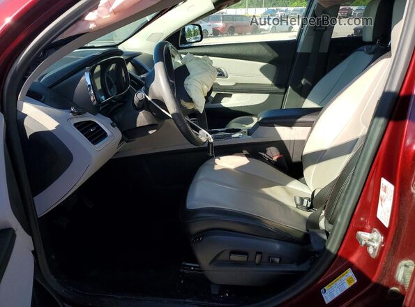 2GKFLPE30G6290548 2016 GMC TERRAIN Red წინა სალონის ხედი