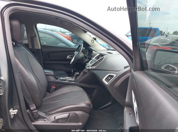 2GKFLPE31H6148534 2017 GMC TERRAIN Серый Вид салона спереди