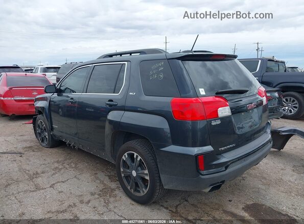2GKFLPE31H6148534 2017 GMC TERRAIN Серый Задняя левая четверть
