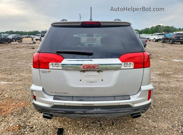 2GKFLPE32G6243778 2016 GMC TERRAIN Silver Вид ззаду
