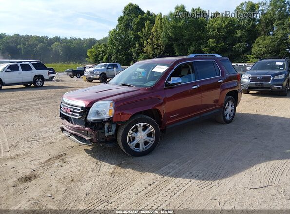 2GKFLPE35G6144579 2016 GMC TERRAIN Burgundy 