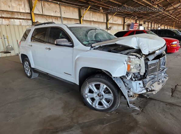 2GKFLPE36G6218799 2016 GMC TERRAIN White Delantero derecho