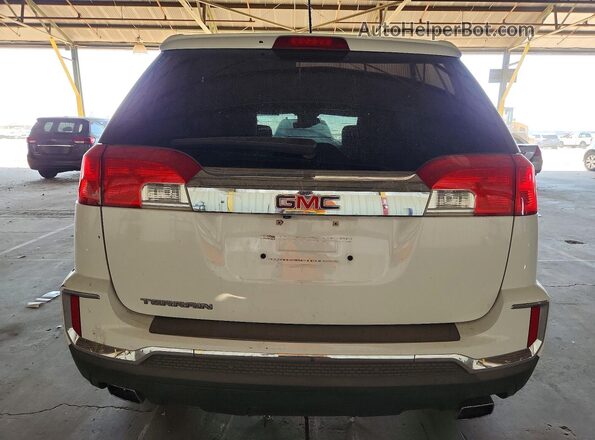2GKFLPE36G6218799 2016 GMC TERRAIN White Vista trasera