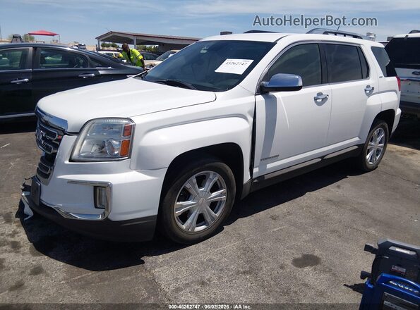 2GKFLPE39H6337450 2017 GMC TERRAIN White Przód lewy