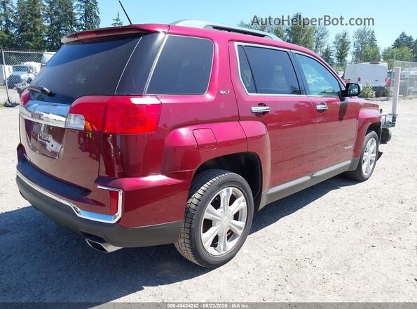 2GKFLPE3XG6358791 2016 GMC TERRAIN Red უკანა მარჯვენა
