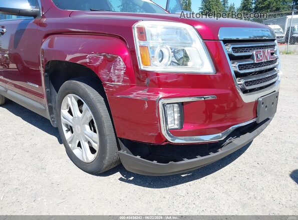 2GKFLPE3XG6358791 2016 GMC TERRAIN Red წინა ხედი
