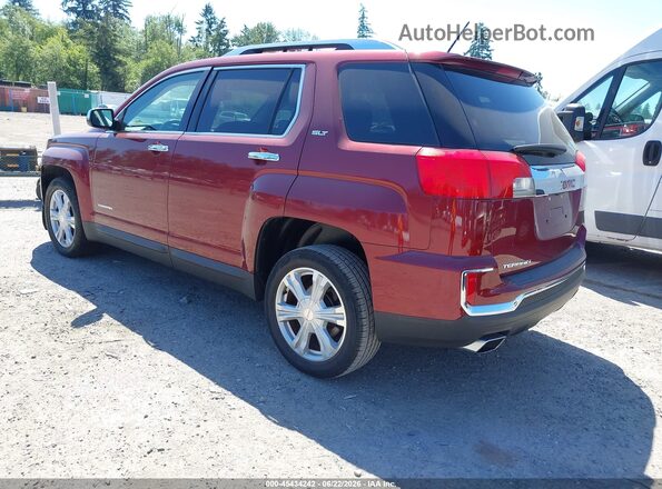 2GKFLPE3XG6358791 2016 GMC TERRAIN Red უკანა მარცხენა