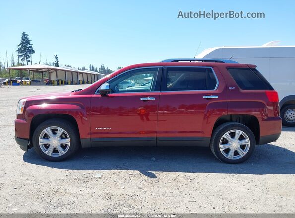 2GKFLPE3XG6358791 2016 GMC TERRAIN Red სალონის 360-გრადუსიანი ხედი