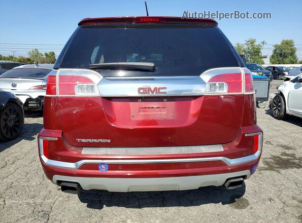 2GKFLRE31G6339932 2016 GMC TERRAIN Бордовый 