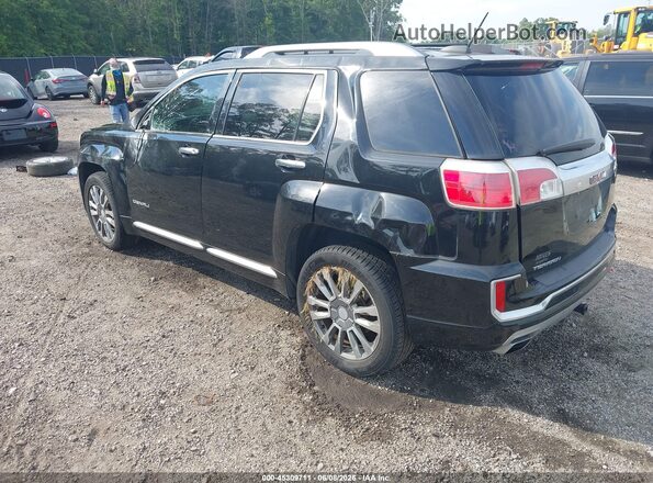 2GKFLRE34H6142111 2017 GMC TERRAIN Black Задня ліва чверть