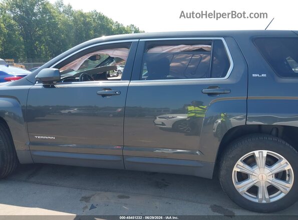 2GKFLSEK0H6180028 2017 GMC TERRAIN Gray Widok wnętrza z tyłu