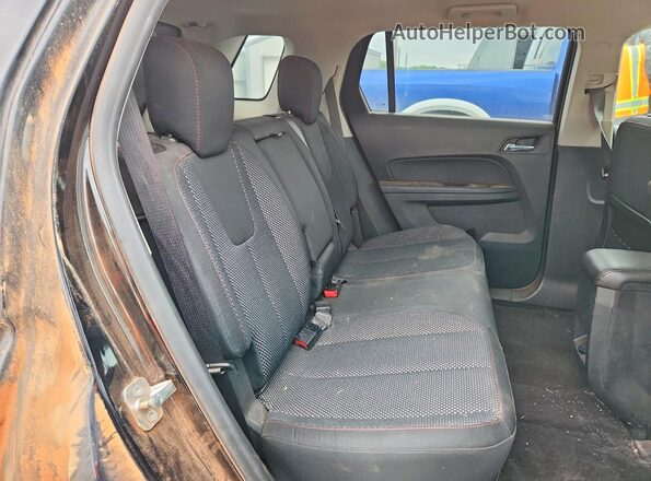 2GKFLSEK1G6155959 2016 GMC TERRAIN Black Հետևի նստատեղերի տեսք