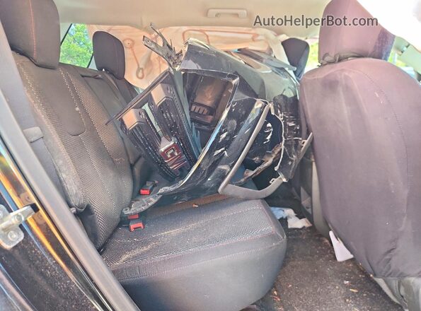 2GKFLSEK1H6196982 2017 GMC TERRAIN Черный Вид задней части салона