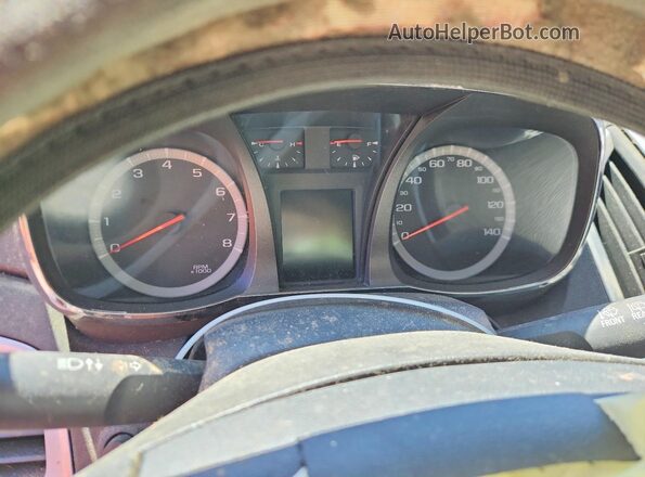 2GKFLSEK1H6196982 2017 GMC TERRAIN Черный Вид щитка приборов