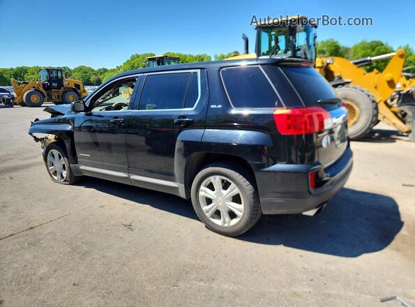2GKFLSEK1H6196982 2017 GMC TERRAIN Черный Задняя левая четверть