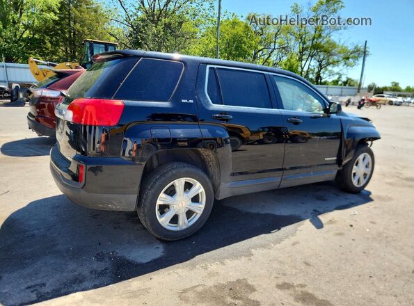 2GKFLSEK1H6196982 2017 GMC TERRAIN Черный Задняя правая четверть