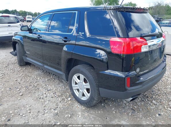 2GKFLSEK2G6204781 2016 GMC TERRAIN Black Trasero izquierdo