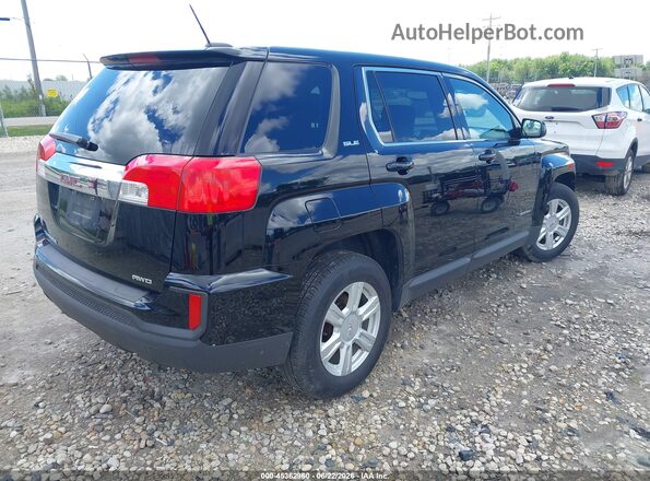 2GKFLSEK2G6204781 2016 GMC TERRAIN Black Trasero derecho