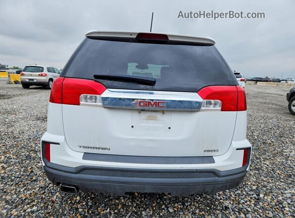 2GKFLSEK2H6212557 2017 GMC TERRAIN White უკანა ხედი