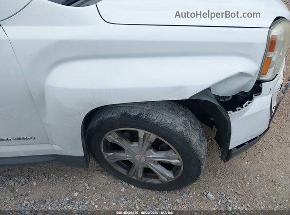 2GKFLSEK3H6149999 2017 GMC TERRAIN White Front view