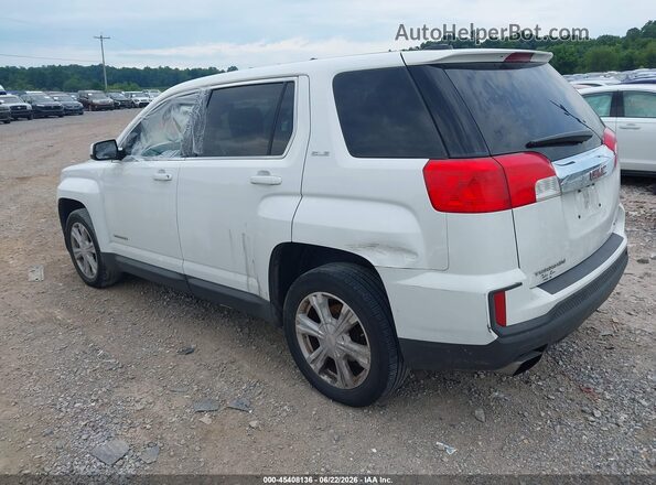 2GKFLSEK3H6149999 2017 GMC TERRAIN White Rear left