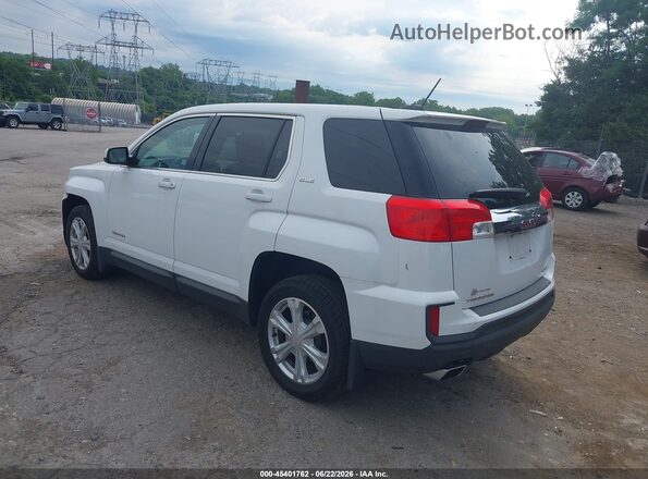 2GKFLSEK3H6274985 2017 GMC TERRAIN White უკანა მარცხენა